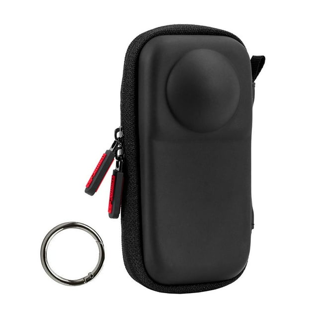 SharkTRUE Splash-Proof & Durable Camera Case: Hard Shell, Fleece-Lined, Dual Zipper, Lightweight