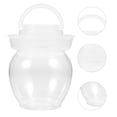thumbnail image 4 of 4pcs Plastic Fermentation Tank Fermenting Pickle Container Handles Fermenting Jars, 4 of 9