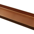 thumbnail image 3 of Benjara 29 Inch Rectangular Metal Window sill Plant Tray with Trim Edges, Large, Copper, 3 of 6