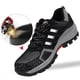 thumbnail image 5 of Zapatos de seguro de trabajo a prueba de pinchazos de moda Botas de trabajo de seguridad con punta de acero Gris 43, 5 of 10