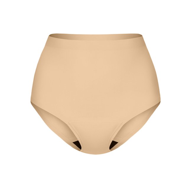 Ropa interior KNIX Super a prueba de fugas, de gran altura, período XS, arena cálida