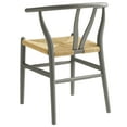 thumbnail image 6 of Side Dining Chair, Light Gray, Wood, Bar Pub Cafe Bistro Dining Kitchen Hospitality Restaurant, Modern Contemporary, HB37813, 6 of 10