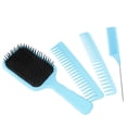 thumbnail image 2 of Juego de cepillos para el cabello, juego de peines para el cabello 4 en 1, cepillo de paleta, juego de peines de peluquería, el mejor de su clase, 2 of 5