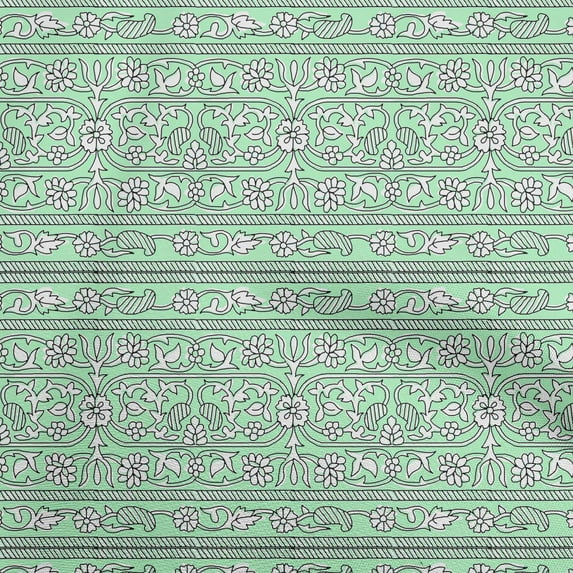 oneOone Cotton Cambric Light Mint Green Fabric Block Sewing Fabric By The Yard Printed Diy Clothing Sewing Supplies 56 Inch Wide-37