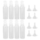 thumbnail image 5 of Botella de viaje para cosméticos, minienvases de plástico vacíos transparentes con 8 embudos para loción de Perfume, 100ml, 8 Uds., 5 of 8