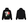 thumbnail image 3 of Yao888 Sudadera con capucha y estampado de espuma de dibujos animados de marca de lujo de moda rota para hombre, ropa de calle vintage, sudadera de gran tamaño, sudaderas con capucha para hombre, 3 of 5