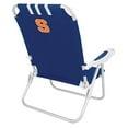 thumbnail image 1 of Picnic Time Monaco Chaise de Plage Bleu (Syracuse U Orange) Impression Numérique, 1 of 3