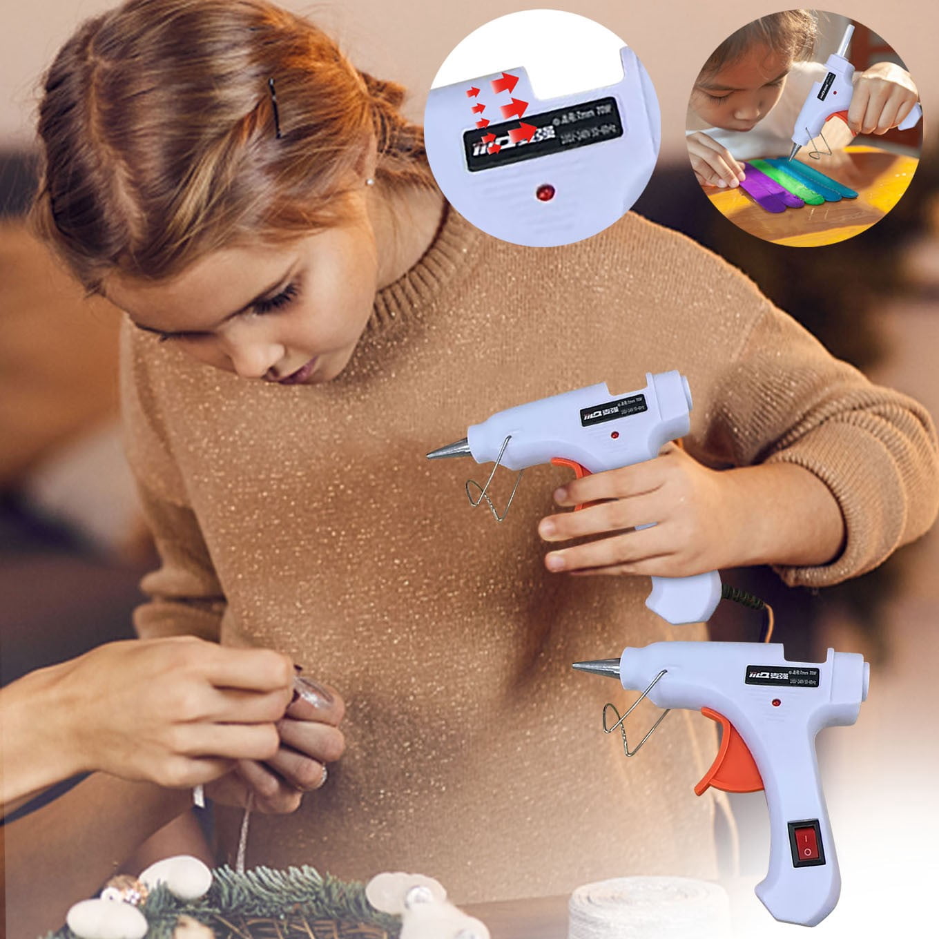 Cadorn 40W Professional Hot Melt Glue Gun, 110 - 220V DIY Repair Tool, High - Temp Adhesive Gun for Crafts, Sealing & Fixing