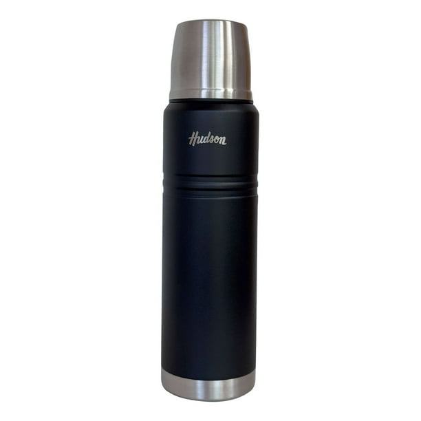 Termo Botella Térmica 1l Hudson Acero Inoxidable Doble Pared Negro