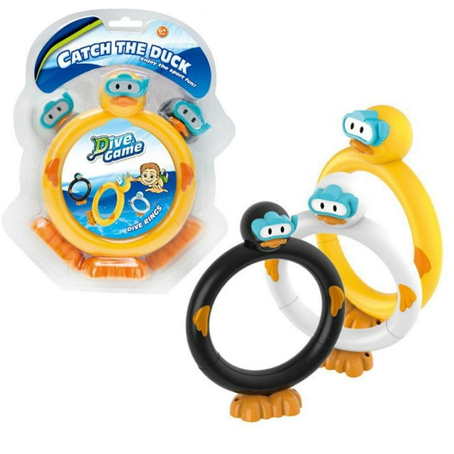 SharkTRUE Bâtons de Plongée Nageurs Duck Jouets de Piscine pour Enfants de 4 à 8 Ans