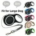thumbnail image 2 of 5/8M Nylon Dog Leash Large Dogs Pets Adjustable Automatic Retractable Strong Lead Extend Traction Rope German Shepherd Supplies, 2 of 9