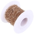 thumbnail image 4 of MOVTOTOP 1 Roll Heart Link Chain DIY Jewelry Making Chain Sweater Chain Copper Chain, 4 of 5