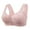 Pink, variant on Comfortable Women's Bra Daisy Bras For Older Women 2024 Summer Breathable Front Button Full Support Wide Back No Underwire Everyday 60