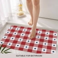 thumbnail image 3 of 4th of July Door Mat&nbsp;Indoor Outdoor Entrance,Non Slip Small Rug for Kitchen Bathroom Entryway Rug,Independence Day Red White Plaid Blue Star Washable Doormat Floor Mat for Office Home 16x24 Inch, 3 of 8