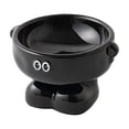 thumbnail image 3 of FEOLGEHLY Slow Feed Raised Dog Food Water Ceramic Bowl, Non Skid Cute Elevated Neck Protection Food Water Bowl for Small Dogs and Indoor Cats Household Pet Dining Bowl, 3 of 6