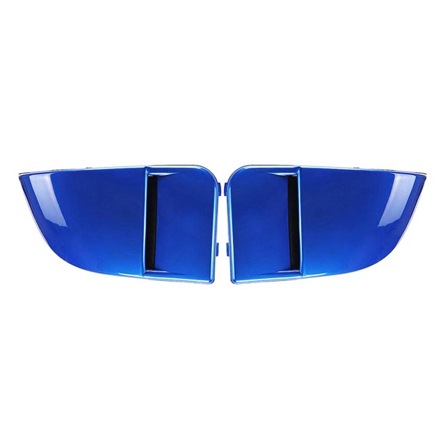 Almencla Front Bumper Fog Light Lamp Cover Caps For 2004-2005 STI Blue;