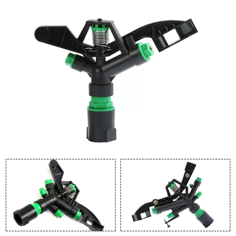 RichLink 1 inch Rotating 4 Spray Head Garden Sprinkler Automatic Rotat Spray Sprinkler