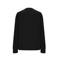 thumbnail image 4 of Women's Waffle Knit Sweatshirts Casual Loose Long Sleeve Button Down Pullover Shirts Fall Lightweight Cozy Comfy Sweaters, 4 of 5