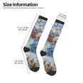 thumbnail image 2 of Vsdgher Dog Angel Ascension Knee Socks, High Socks Long Stretchy Sock Women Knee High Stocking, Long Socks for Women, 2 of 6
