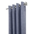 thumbnail image 3 of Malcolm Total Blackout Grommet Curtain Panel 52" x 63" in Blue, 3 of 6