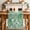 Emerald, Sage, Mint, White, variant on Green Coastal Table Runner 36 Inches, Summer Beach Nautical Starfish Shell Coral Bed Runner Dresser Scarves Tabletop for Indoor Outdoor Parties/Ceremony/Banquet, 13"x 36"