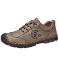 thumbnail image 2 of Botines cortos de punta redonda a la moda para hombre, botines de otoño e invierno, botines cortos antideslizantes para exteriores, botas de invierno con cordones informales Wmkox8yii 123q1574, 2 of 7