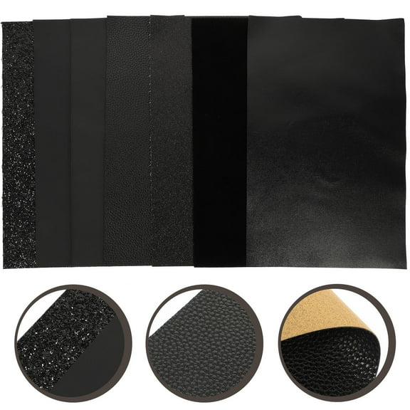 HORIALENCE 7Sheets Set Black Craft Sheet for Diy Crafts and Cutting Enthusiasts