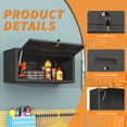 thumbnail image 4 of Wall Mounted Metal Tool Storage Cabinet, Heavy Duty Steel Garage Cabinet For Workshop And Home, 4 of 8
