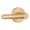 Satin Brass, variant on Miseno MLK4012XSB Elkton Round Rod Passage Door Lever Set - Brass