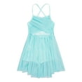 thumbnail image 5 of Haitryli Kids Girls Ballet Lyrical Dance Dress Mesh Bowknot Back Gymnastics Leotard Ballerina Dancewear Mint Green 10, 5 of 7