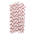 thumbnail image 3 of Colored Paper Straws, Light And Portable Safe And Easy Fruit Pattern Straws  For Most People For Beach Parties Pool Theme Parties, Picnics Lemon,Watermelon,Strawberry, 3 of 8