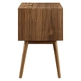 thumbnail image 2 of Modway Ember Wood Nightstand With USB Ports in Walnut Walnut, 2 of 8