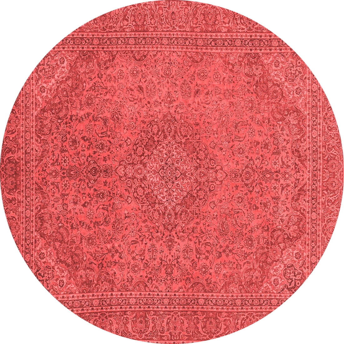 Ruby Red Area Rugs Ahgly Company Machine Washable Indoor Round Abstract Red Modern Area ...