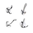 thumbnail image 3 of Matsuzay Ganchos para puerta sin perforar: superficie brillante fina impermeable y a prueba de humedad Gran capacidad de carga Acero inoxidable Juegos de accesorios de baño gancho de ropa, 3 of 6