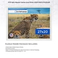 thumbnail image 2 of ArtToFrames 27x20 Inch -  CM White Puzzle Frame for 2000 piece Puzzles.1.25 Inch Custom MDF Puzzle Frames, White - Comes with Economy Acrylic, 2 of 7