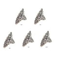 thumbnail image 2 of Guardoinrt Sturdy And Durable Retro Court Style Diamond Rings Personality Ring Vintage Rings Wide Application Size 9, 2 of 6