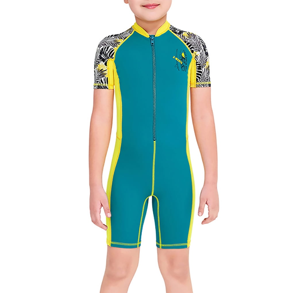 DIVE SAIL Kid Swimsuit Boy Shorty Wetsuit Children Swimwear UV
