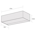 thumbnail image 3 of Estévez Luminaria LED ARA 7.2W Sobreponer en Muro Exterior, Anticorrosiva, Protección IP65, 3 of 9