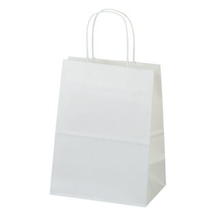 50ct White Paper Gift Bags + 100ct Antique Gold Gift Tissue (Flexicore  Packaging)