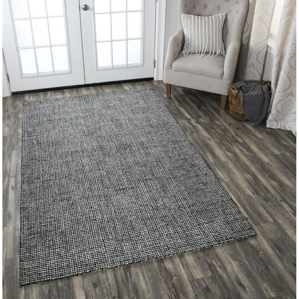 Rizzy Home BR791A Black 9' x 12' HandTufted Area Rug