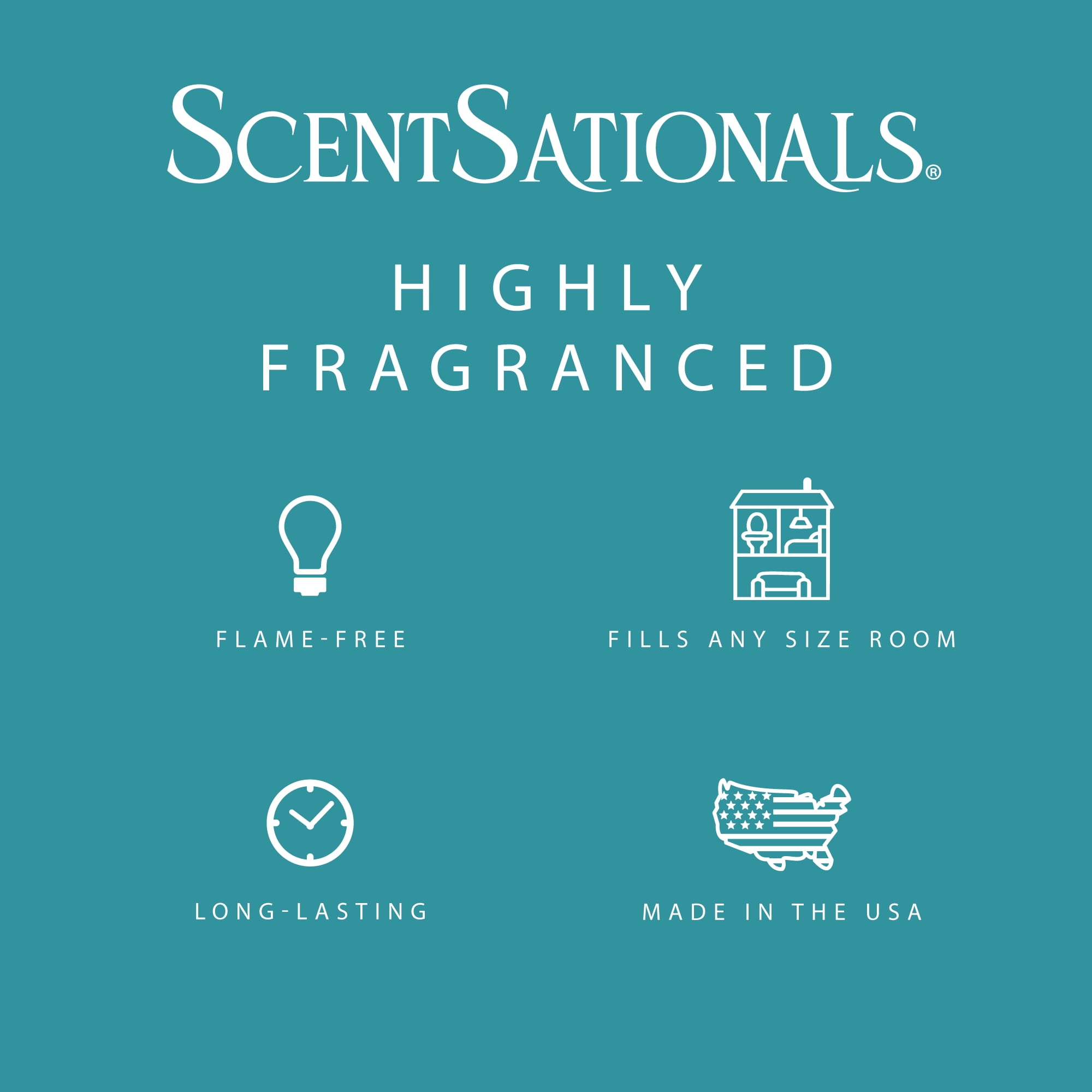(2 pack) ScentSationals Aquaholic Scented Wax Melts 2.5 oz