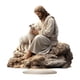 thumbnail image 1 of Navidad Jesús Oveja Decoración de mesa 2D Figura acrílica plana Decoración navideña decorativa Decoración navideña para escritorio Hogar Vacaciones, 1 of 9