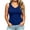Blue, variant on ThreadVibe Womens Plus Size Tank Tops V Neck Sleeveless Ribbed Tank Casual Basic Thick Strap Slim Fitted Racerback Shirts Cute Going Out Top,Business Casual Outfits