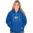 thumbnail image 4 of Element Surprise Ninja Science Nerdy Unisex Fleece Graphic Zip Up Hoodie Brisco Brands 4X, 4 of 5