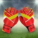 thumbnail image 3 of Guantes de fútbol para niños Accesorios deportivos de PU elásticos ajustables (5 rojos) Ndcxsfigh  Para Estrenar, 3 of 7