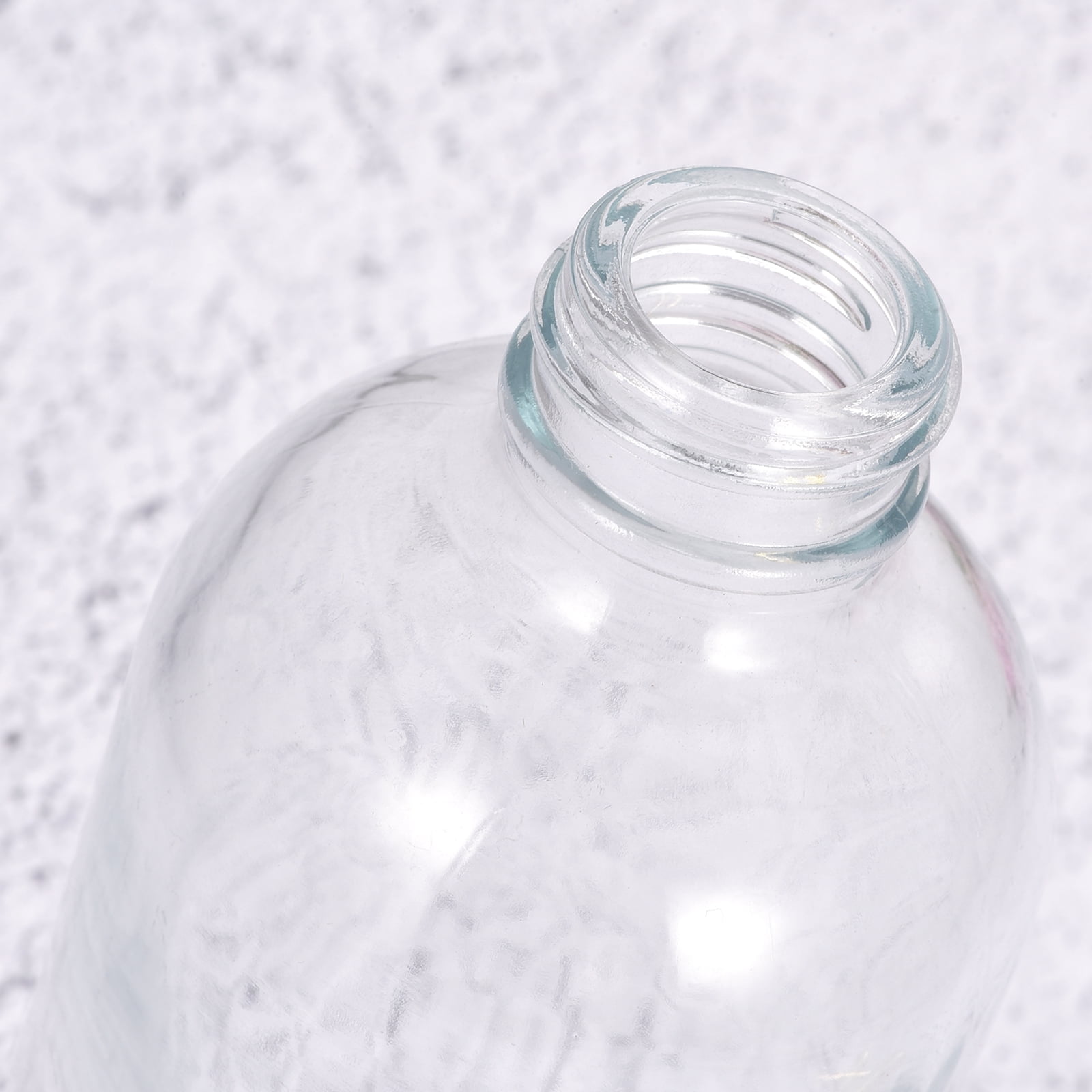 Uxcell Soap Dispensers Set- 8.5Oz Glass Dish Hand Soap Dispensers with Pumps for Kitchen Bathroom, 2Pack Clear