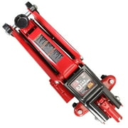 BIG RED Torin Hydraulic Trolley Service/Floor Jack with Extra Saddle (Fits: SUVs and Extended Height Trucks): 3 Ton (6,000 lb) Capacity, Red