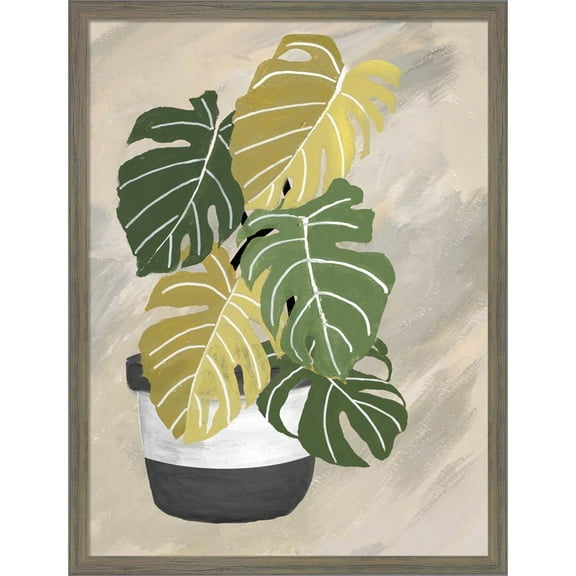 Great Art Now Potted Back To Nature II by Patricia Pinto, Framed Wall Art, 16W x 21H