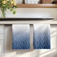 thumbnail image 7 of Modern Navy Blue Kitchen Towels Set of 4, Abstract Ombre Geometric Morocco Absorbent Dish Towels for Kitchen, Microfiber Hand Towel, Quick Drying Tea Towel for Cleaning Decorative Dishcloths, 7 of 7