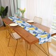 thumbnail image 2 of Yayeee Table Runner 90 inches Long Home Kitchen Dinning Party Decoration, Light Blue Lemon, 2 of 7
